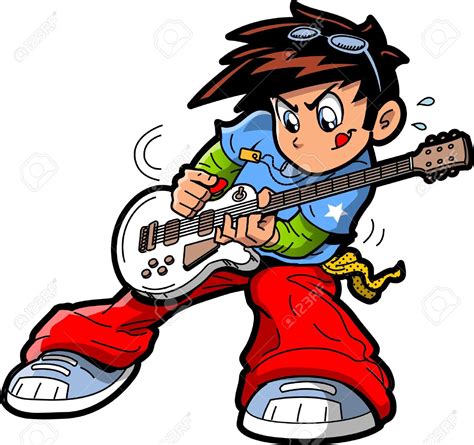 Cartoon Guitar Player Clipart 20 Free Cliparts Download Images On