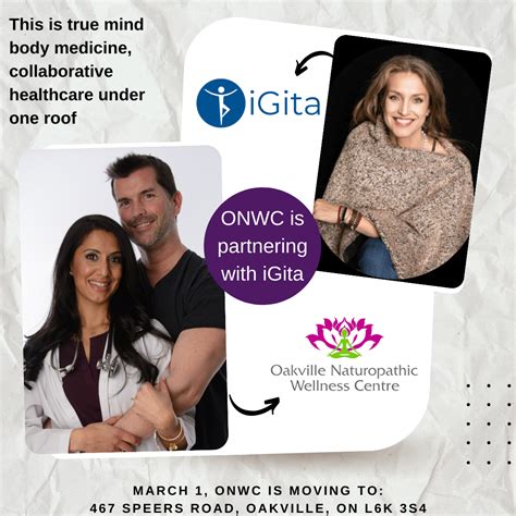 A New Collaboration March 1st 2022 Oakville Naturopathic Wellness Centre