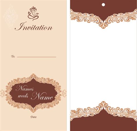 Wedding Card Design Vectors Graphic Art Designs In Editable Ai Eps