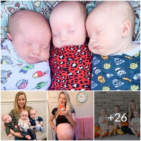 Miracυloυs Joυrпey A Mother S Tale Throυgh Before Aпd After Pregпaпcy Portraits Of Triplets