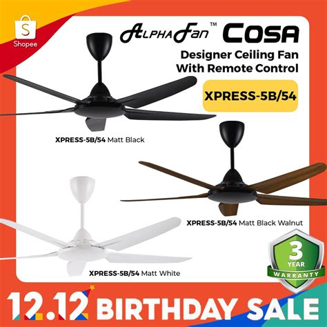 If your ceiling has been sustained extensive damage or is very old, repairing it may. ALPHA Cosa Xpress-5B/54 54'' Designer Ceiling Fan [MATT ...