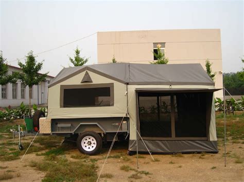 Diy Camping Tent He Put A Tent On A Trailer And Made A Practical