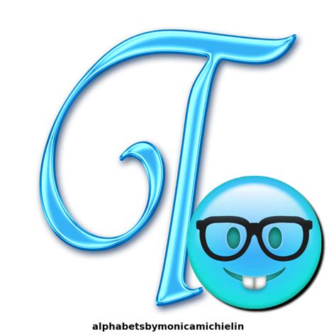 Monica Michielin Alphabets Light Blue Smile Emoticon Emoji Alphabet Png