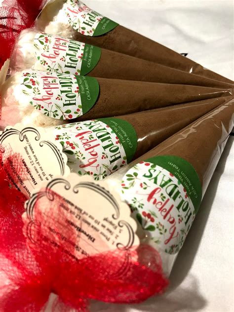 36 Hot Chocolate Cones With Labels Wedding Favors Party Etsy