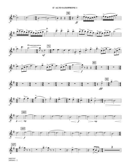 Jubilateo Eb Alto Saxophone 1 By Samuel R Hazo Digital Sheet Music