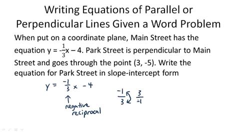 Comparing Equations Of Parallel And Perpendicular Lines Ck 12 Foundation