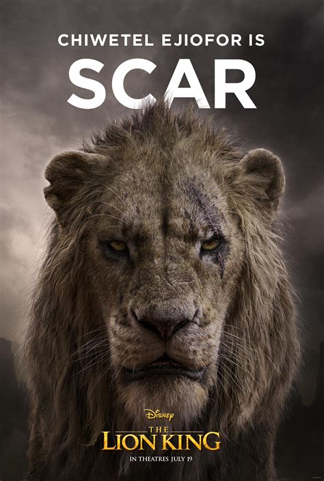 11 New Character Posters And New Trailer Released For Live Action Remake Of The Lion King