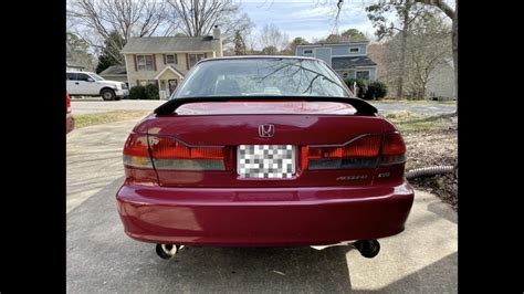 Installing A Spoiler On To My 2001 Honda Accord Youtube