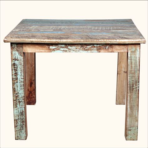 These distressed wood dining chair come with modern aesthetic appearances that can also blend well in hotels, restaurants and bars. Distressed Kitchen Table, Distressed Square Vector Rustic ...