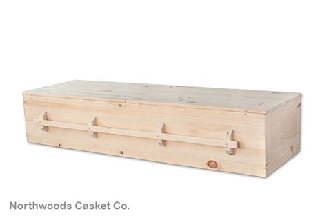 Plain Pine Box — Northwoods Casket Company Wood Casket Casket