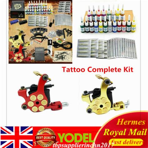 Tattoo Complete Kit For Beginners Power Supply Kit Tattoo Machine Guns
