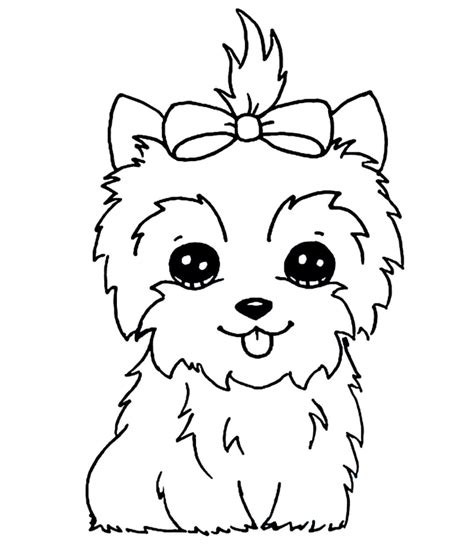 Dibujos Para Colorear Perros Kawaii
