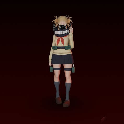3d Model Toga Himiko From My Hero Academia Vr Ar Low Poly Cgtrader