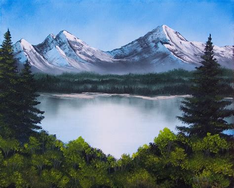 Mountainscape Paintings Fine Art Oil Paintings Mountain Escape