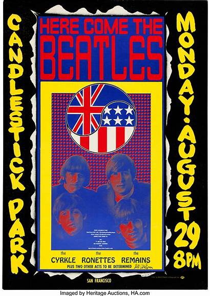 Poster Signed Beatles Concert Wilson Wes Posters