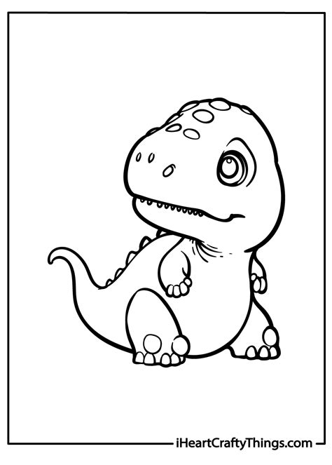 Ice Age Dinosaurs Coloring Page