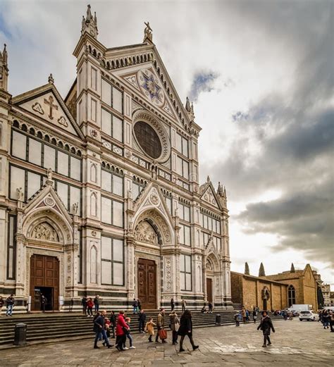 Basilica Di Santa Croce Florenz Redaktionelles Stockfoto Bild Von
