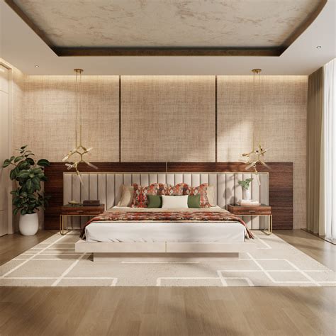 A Zen Master Bedroom Featuring Ostentatious Details