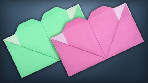 Heart Envelope Making Diy Paper Envelope With Heart Origami Tutorial