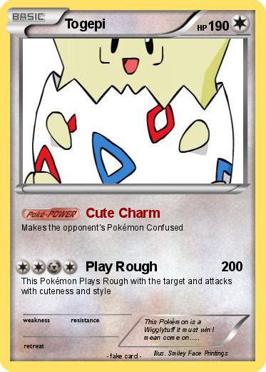 Pokemon togepi is a fictional character of humans. Pokémon Togepi 216 216 - Cute Charm - My Pokemon Card