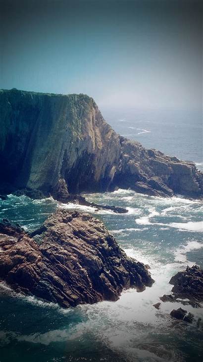 Nature Water Rock Iphone Sea Wave Vignette