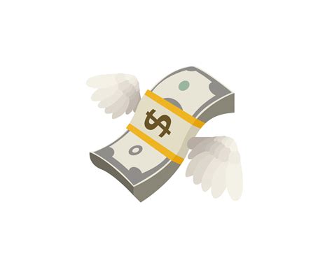 Flying Money Emoji Design Svg  Png Eps Etsy Uk