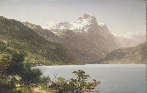 John William Casilear Alpine Lake Painting By Les Classics Pixels