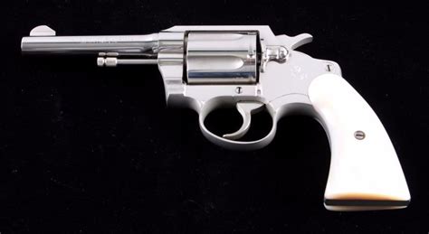 Colt Police Positive Special Nickel Pearl Revolver