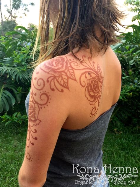 Henna Gallery Shoulders Kona Henna Studio Hawaii Henna Tattoo