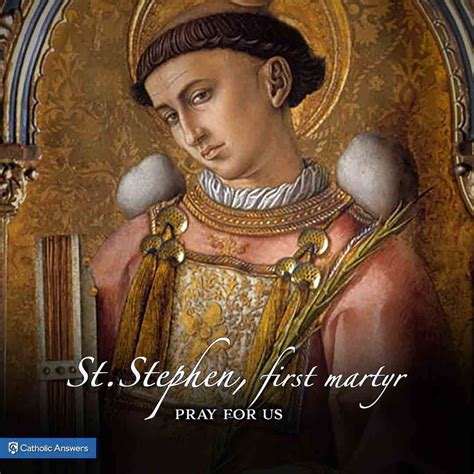 December 26th St Stephen First Martyr The Conflict Broke Out When
