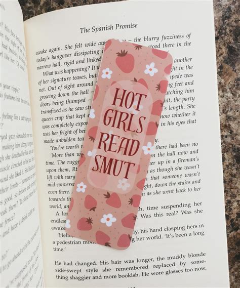 Hot Girls Read Smut Spicy Bookmark Smut Bookmark Book Etsy