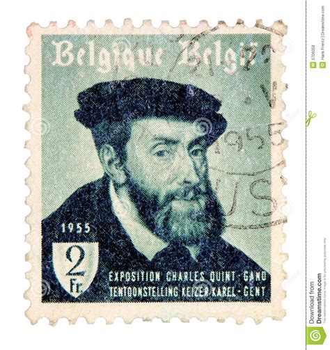 Un choix afin d'assurer la. Timbre-poste De La Belgique De Cru Photo stock - Image du ...