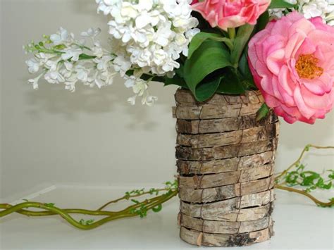 Birch Bark Vases Planter Wedding Table Decor Flower Pot Rustic Wedding