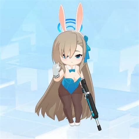 blue archive bunny