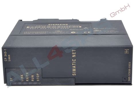 As of hardware version 2, as of firmware version v2.0. SIMATIC NET, CP 343-1 LEAN, 6GK7343-1CX00-0XE0, ALL4SPS ...
