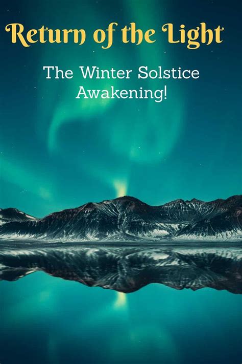 Return Of The Light Winter Solstice Solstice Age Of Aquarius