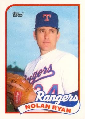 Mar 07, 2021 · nolan ryan's official rookie card is his 1968 topps #177 card. 1989 Topps Traded Nolan Ryan #106T Baseball Card Value Price Guide