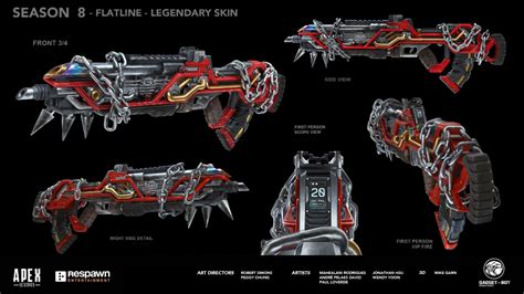 Artstation Apex Legends Flatline Legendary Skin Gadget Bot