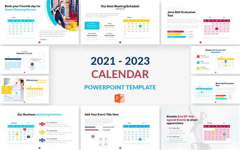 Template 151151 2021 2023 Calendar Powerpoint Template Website