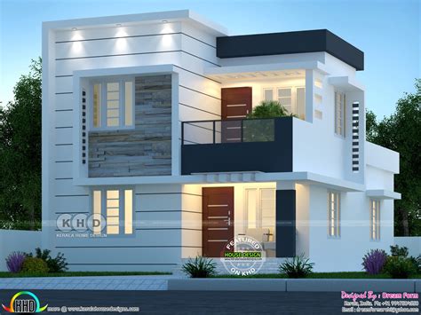 Beautiful 4 Bhk Modern House In 1510 Square Feet Kerala Home Design
