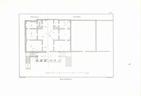 Villa Foscari Floor Plan 1842 La Malcontenta Palladio