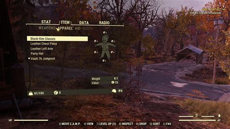 Fallout 76 How To Equip Armor And Clothes Items Pwrdown