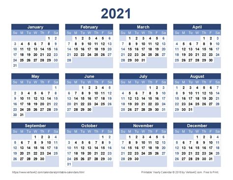 Free Printable 2021 Day Number Calendar Example Calendar Printable
