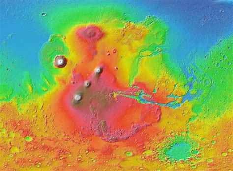 High Resolution Detailed Map Of The Mars Surface Mars Surface High