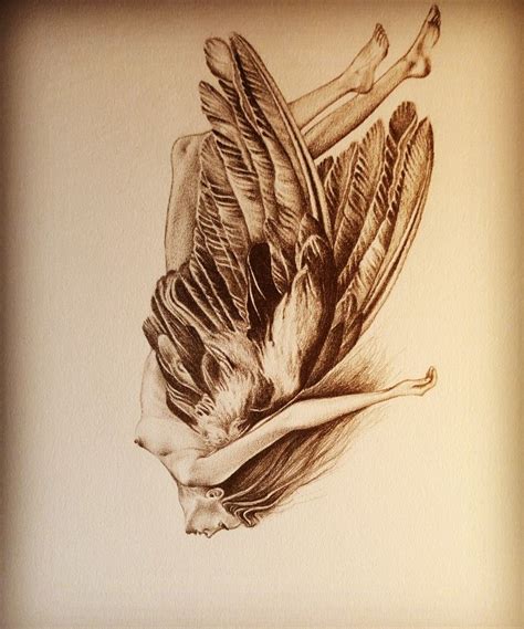 Pencildrawing Of An Angel Fallingawesome Art Artwork Artmaking