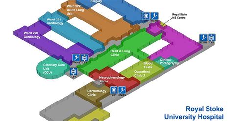 Internal Hospital Maps University Hospitals Of North Midlands Nhs Trust