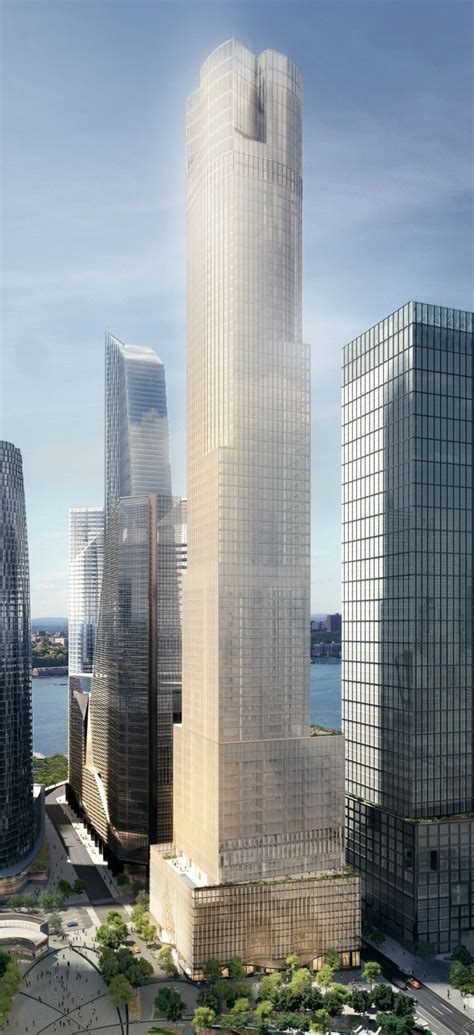 71 Story Mixed Use Tower 35 Hudson Yards Now Four Stories Above Street