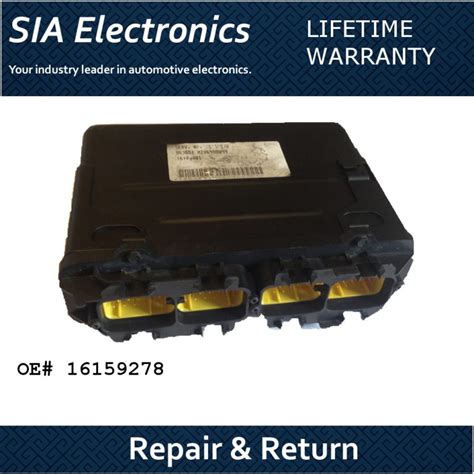16159278 92 93 Corvette Ecm Ecu Repair And Return Sia Electronics