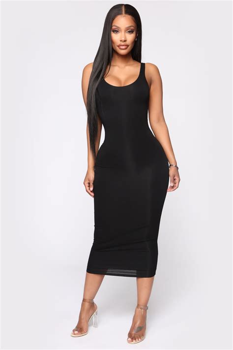 Your Needs Met Dress Black Dresses Fashion Nova