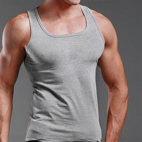 Men S Gyms Casual Tank Tops Men Fitness Cool Summer 100 Cotton Vest